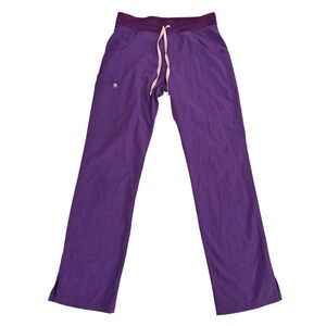 Figs Purple Women’s Scrubs Bottoms Drawstring Scrub Pants XS
